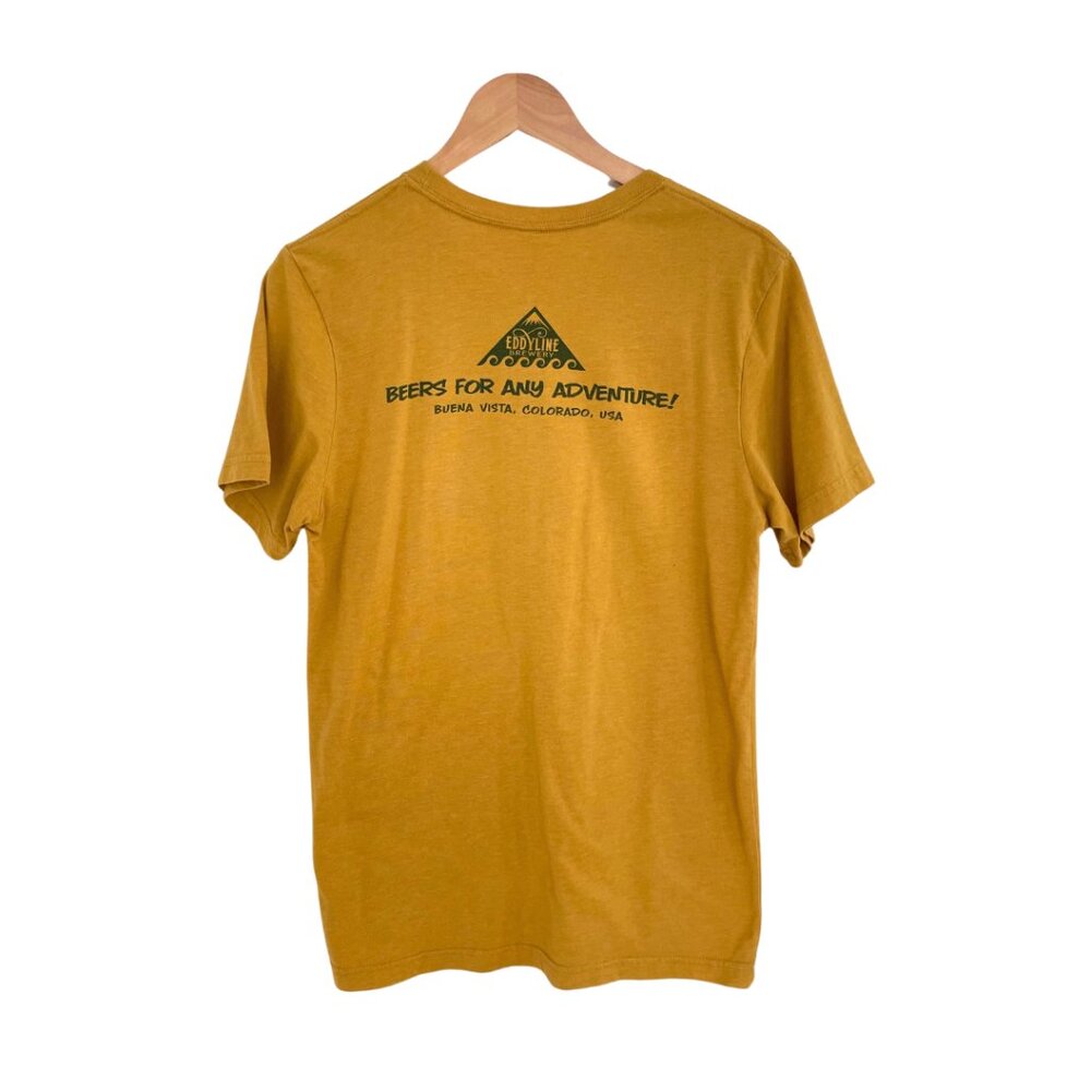 Eddyline Brewery T-Shirt Men Medium Crank Yanker India Pale Ale Beer MTB - Picture 4 of 15